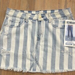 Rewash brand denim skirt